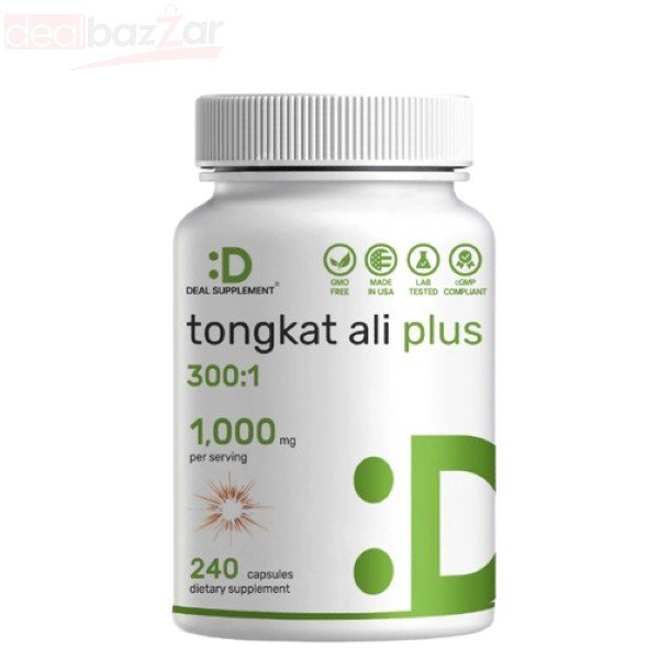 Tongkat Ali 1100mg Per Serving, 240 Capsules